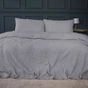 Постільна білизна MirSon №20-02 Waffle Gray 2 x 143x210 сімейний (2200011032887) - зменшене зображення 1
