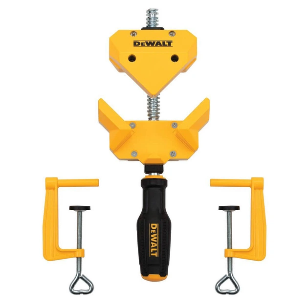 Струбцина DeWALT кутова, великого зусилля + 2 струбцини для кріплення до столу (DWHT83853-0) - зображення 4