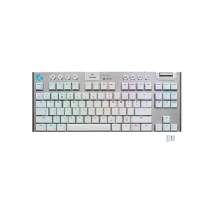 Клавіатура Logitech G915 TKL Tenkeyless Lightspeed RGB Tactile UA White (920-009503) зображення 1