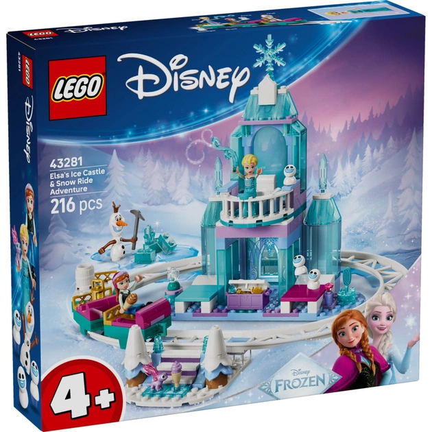 Конструктор LEGO Disney Princess Крижаний палац Ельзи та веселе катання на санчатах (43281) - зображення 1