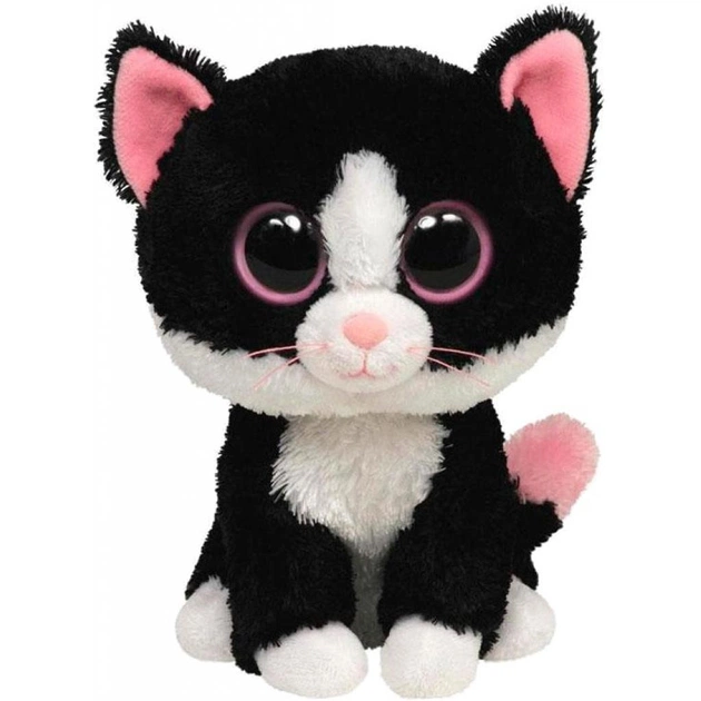 М'яка іграшка Ty Чорний кіт Pepper, 15 см (36038) - изображение 1