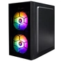 Корпус 1stPlayer X1-BK-3F1-PS-600FK-EU Black 600W - зменшене зображення 8