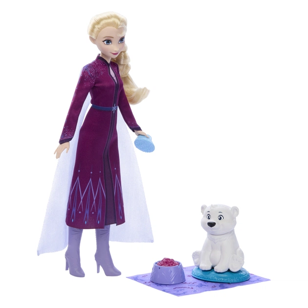 Лялька Disney Frozen Ельза з маленьким ведмежам (JFG16) - зображення 1