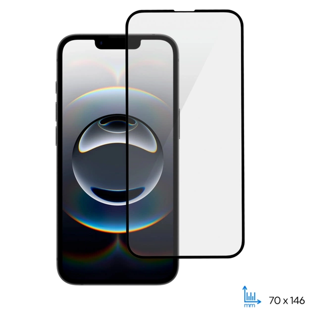 Стекло защитное 2E Apple iPhone 16e 2.5D FCFG black (2E-IP-16E.-6.1-SMFCFG-BB) - изображение 1