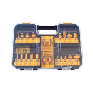 Набір фрез DeWALT діаметр хвостовика 8 мм, 22 шт. (DT90017) зображення 1