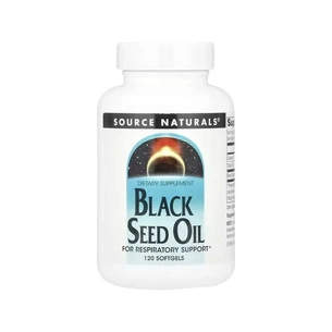 Трави Source Naturals Олія чорного кмину, Black Seed Oil, 120 гелевих капсул (SNS-02757) зображення 1