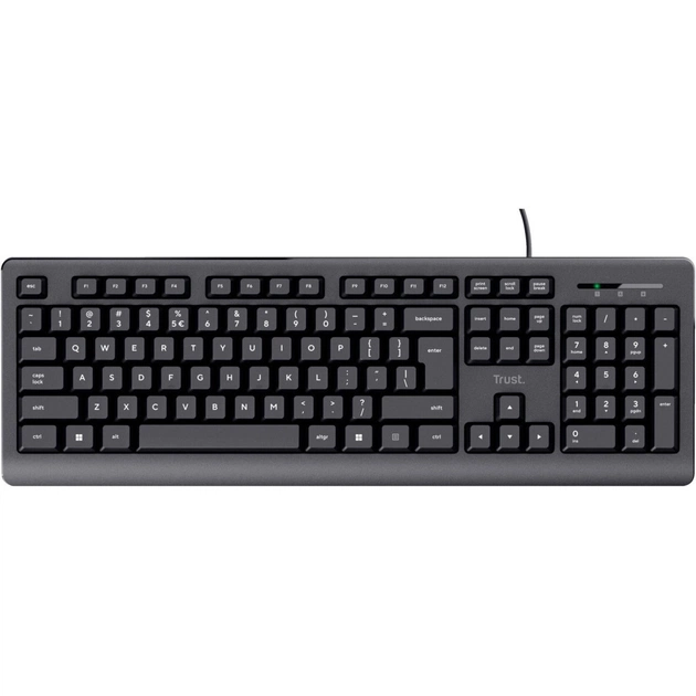 Клавіатура Trust Primo USB UA Black (24391) - зображення 1
