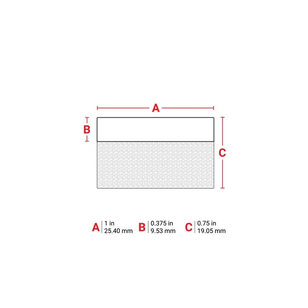 Стрічка для принтера етикеток Brady M21-18-427, вирубні, для дроту Ø1,52-5,05мм / пробірок1-8ml, 121шт, black on white (152084) - picture 2