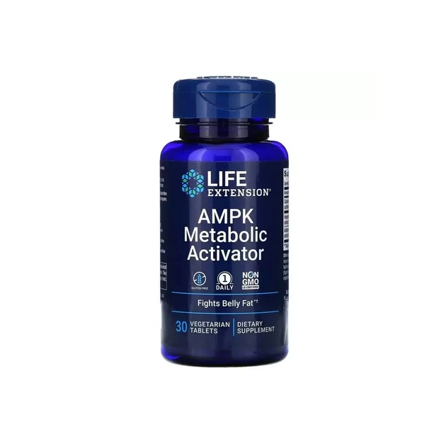 Витаминно-минеральный комплекс Life Extension Активатор метаболизма, AMPK Metabolic Activator, 30 вегетариански (LEX-22073) - изображение 1