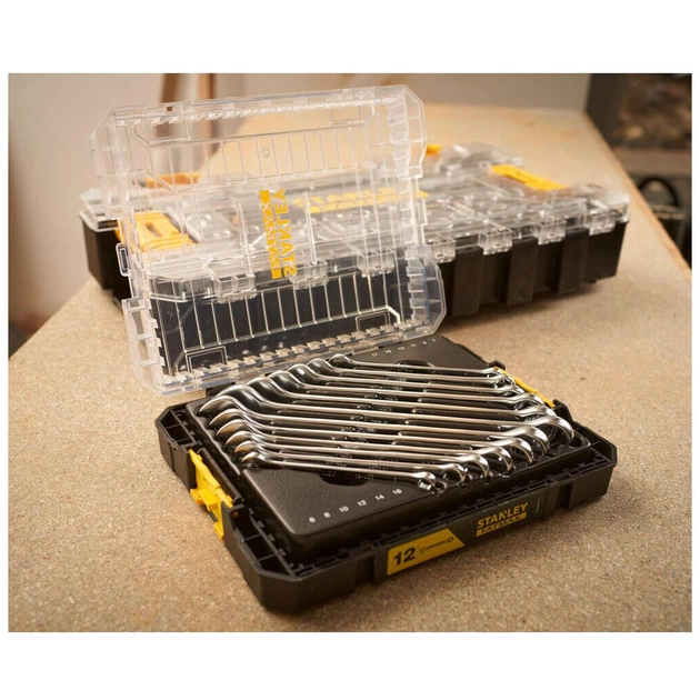 Ключ Stanley FATMAX комбінований, 12 шт: 6-17мм (FMMT98104-0) - picture 7