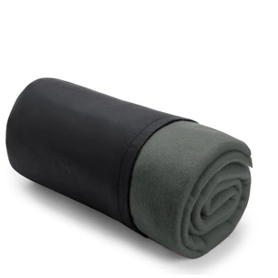 Плед Voyager флісовий Voyager в сумці-чохлі 150 x 120 см Сірий (V7822-15) зображення 1