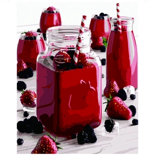 Картина по номерам Strateg Яскравий напій 40х50 см (VA-2731) зображення 1