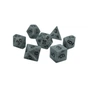 Набір кубиків для настільних ігор Games 7 Days Ancient 7 Dice Set - Grey (g7danc04) - зменшене зображення 1