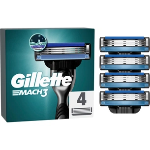 Змінні касети Gillette Mach3 4 шт. (3014260243531) изображение 1