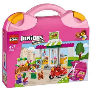 Конструктор LEGO Juniors Супермаркет у валізці (10684) зображення 1