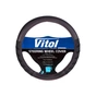 Чохол на руль VITOL M чорн. (VLU-1808010 BK/BK M) - зменшене зображення 1