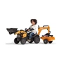 Веломобіль Falk Case Ce трактор на педалях з причепом переднім та заднім ковшами Жовтий (967N) - уменьшенное изображение 3