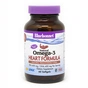 Жирні кислоти Bluebonnet Nutrition Омега-3 Формула для Серця, Omega-3 Heart Formula, 60 желатин (BLB0942) - зменшене зображення 1