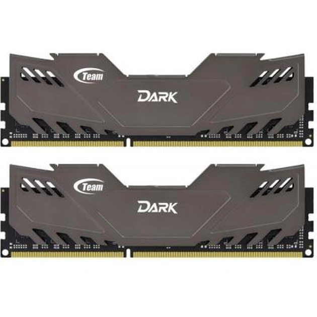 Модуль пам'яті для комп'ютера DDR3 16GB (2x8GB) 2133 MHz Dark Series Grey Team (TDGED316G2133HC10QDC01) - изображение 1