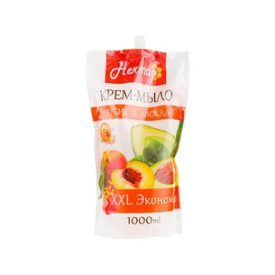 Рідке мило Нектар Персик і авокадо дой-пак 1000 мл (4820091146489) зображення 1