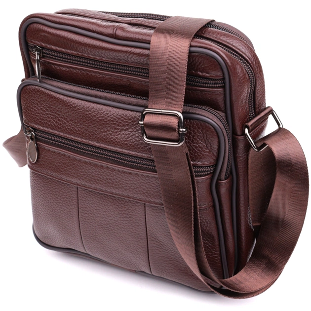 Сумка Vintage З натуральної шкіри Коричнева (22858) - зображення 1