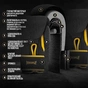 Боксерські рукавички PowerPlay 3021 Ukraine Чорно жовті 12 унцій (PP_3021_12oz_Black/Yellow) - зменшене зображення 9