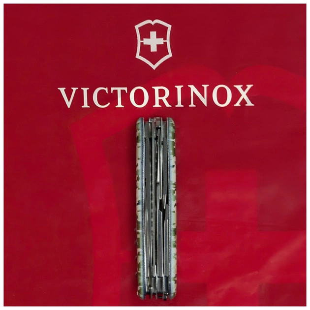 Ніж Victorinox Huntsman Army 91 мм Піксель (1.3713.3_W3940p) - зображення 7