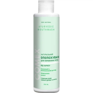 Ополіскувач для порожнини рота Comex Від карієсу З ефірною олією чайного дерева та м'яти 250 мл (4820230953060) изображение 1