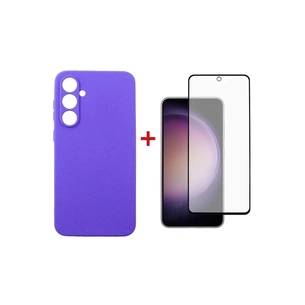 Чохол до мобільного телефона Dengos Kit for Samsung Galaxy S23 FE case + glass (Purple) (DG-KM-12) зображення 1