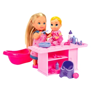 Кукла Simba Эви Няня с малышом и аксессуарами (5733360) изображение 1