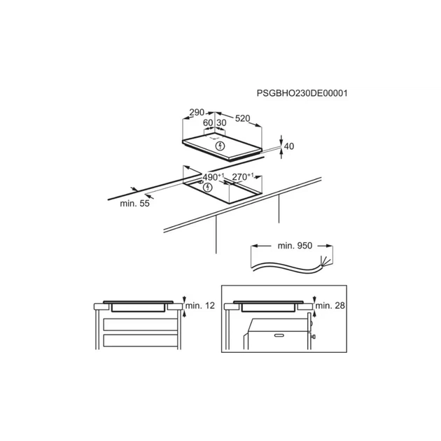 Варочна поверхня AEG HRB32310CB - picture 7