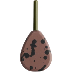 Грузило Brain In-Line Flat Lead 56g 2шт/уп Brown (1858.32.14) зображення 1