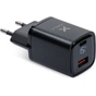 Зарядний пристрій Vinga USB-C PD30W + USB-A QC30W Display 33W Max (VCR30ACDB) - зменшене зображення 1