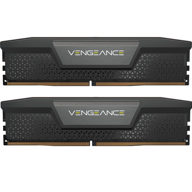Модуль пам'яті для комп'ютера DDR5 96GB (2x48GB) 6000 MHz Vengeance Black Corsair (CMK96GX5M2B6000C30) - изображение 1