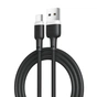 Дата кабель USB 2.0 AM to USB-C 1.0m 2.1A silicone black XO (NB208-TC-1-BK) - зменшене зображення 1