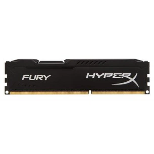 Модуль пам'яті для комп'ютера DDR3 8Gb 1600 MHz HyperX Fury Black Kingston Fury (ex.HyperX) (HX316C10FB/8) зображення 1