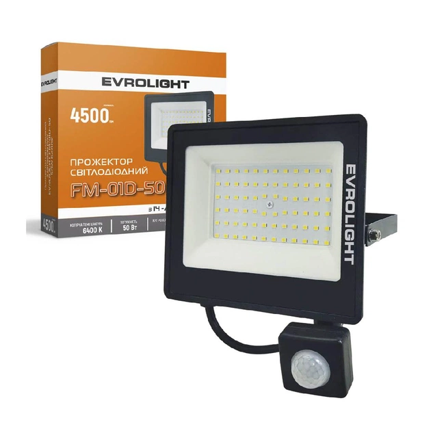 Прожектор EVROLIGHT FM-01D-50 50W 6400К - picture 1