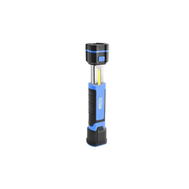 Ліхтар Brevia LED 3W COB+1W LED 300lm, 2000mAh, microUSB (11340) - зображення 1