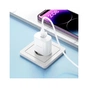 Зарядное устройство BOROFONE BA82A Platinum USB-C PD25W + cable USB-C to USB-C White (6941991112270) - уменьшенное изображение 8