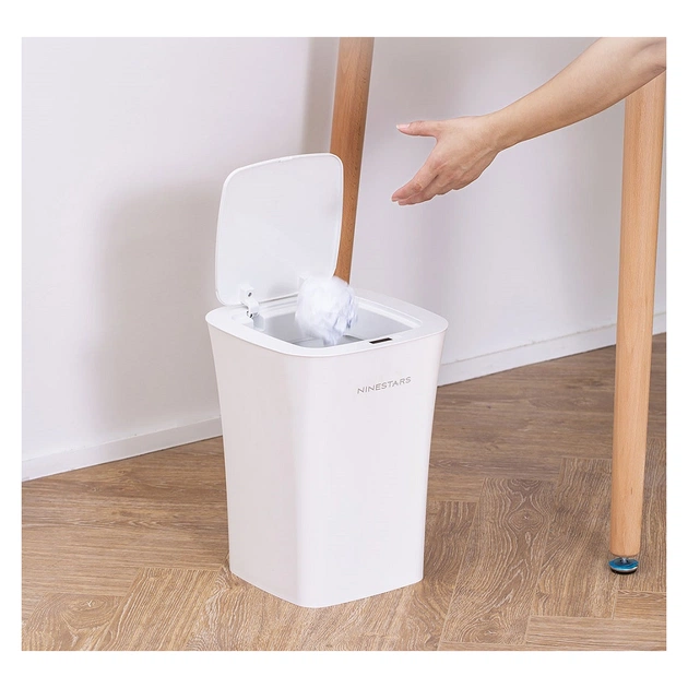 Контейнер для сміття Xiaomi Ninestars Waterproof Induction Trash White (DZT-10-11S) - picture 5