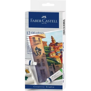 Олійні фарби Faber-Castell Creative Studio, 12 туб х 9 мл, 12 кольорів (379512) (32069) зображення 1