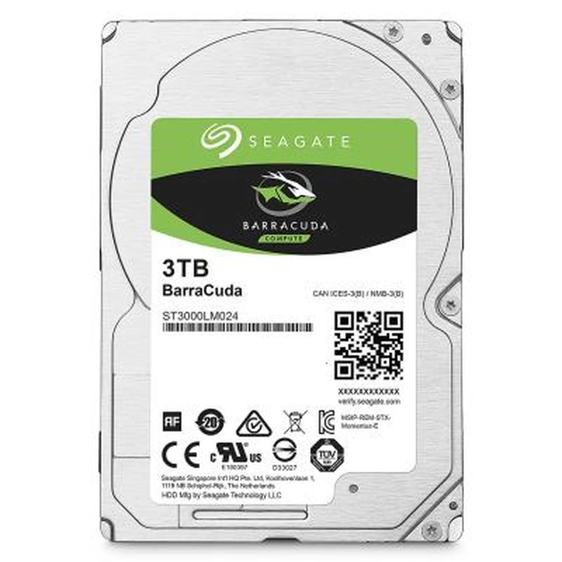 Жорсткий диск для ноутбука 2.5" 3TB Seagate (ST3000LM024) - зображення 1