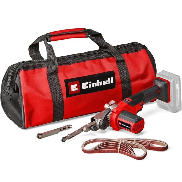Шліфувальна машина Einhell стрічкова TE-BF 18 Li - Solo PX, 18В, 2 насадки 9/13мм, сумка (без АКБ та ЗП) (4461000) - picture 1