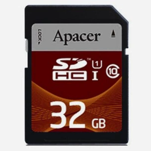 Карта пам'яті Apacer 32GB SDHC UHS-I 95/45 Class10 (AP32GSDHC10U2-R) зображення 1