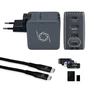 Зарядний пристрій AVerMedia GC313 CORE GO 100W 2хUSB-С 1хUSB-A 1xHDMI black (40AAGC313AWN) - уменьшенное изображение 1