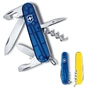 Ніж Victorinox Spartan Ukraine 91 мм Синьо-прозорий/Жовтий (1.3603.T2.8) - зменшене зображення 2