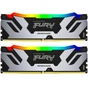 Модуль пам'яті для комп'ютера DDR5 96GB (2x48GB) 6000 MHz Renegade RGB XMP Kingston Fury (ex.HyperX) (KF560C32RSAK2-96) - зменшене зображення 1