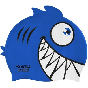 Шапка для плавання Aqua Speed Zoo Pirana 246-01 9696 синій Діт OSFM (5908217696960) зображення 1