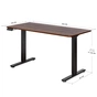 Комп'ютерний стіл Mealux PowerDesk Duo Walnut (EVO-242 Duo Walnut /B) - зменшене зображення 2