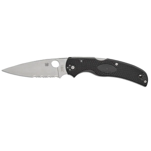 Ніж Spyderco Native Chief Satin BD1N Serrated Black FRN (C244PSBK) зображення 1
